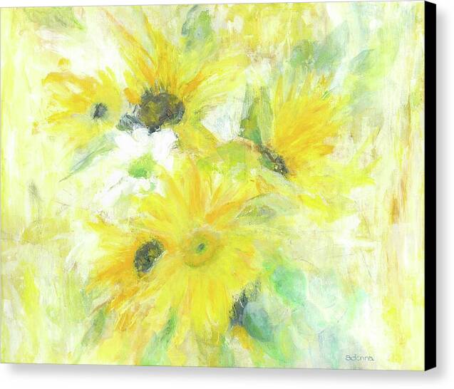 Sunny Bouquet - Canvas Print