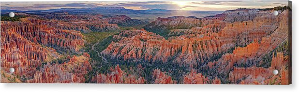 Sunrise at Inspiration Point - Acrylic Print