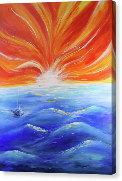 Sunrise Burst - Canvas Print