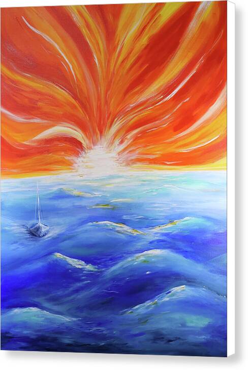 Sunrise Burst - Canvas Print