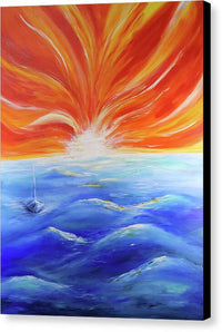 Sunrise Burst - Canvas Print