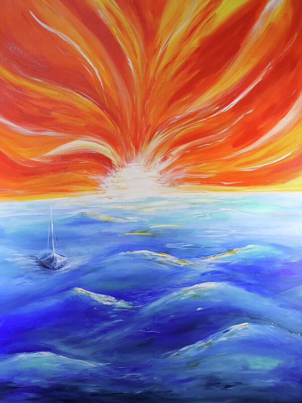 Sunrise Burst - Art Print