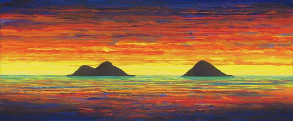 Sunrise Lanikai - Art Print Art Print 1ArtCollection