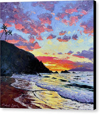 Sunset Glow Wailea - Canvas Print Canvas Print 1ArtCollection