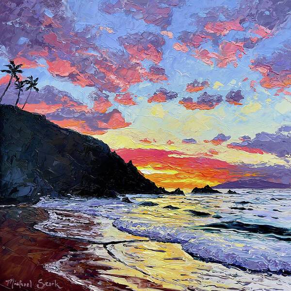 Sunset Glow Wailea - Art Print Art Print 1ArtCollection