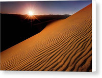 Sunset in the Dunes 2 - Canvas Print