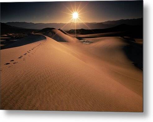 Sunset in the Dunes - Metal Print Metal Print 1ArtCollection