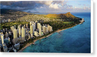 Sunset in Waikiki - Canvas Print Canvas Print 1ArtCollection