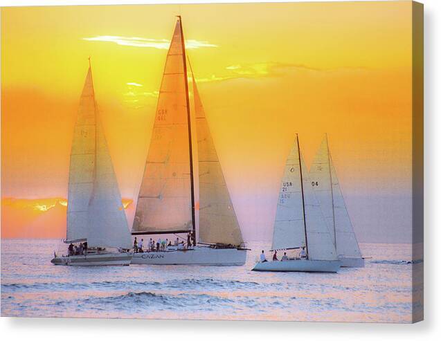 Sunset Sail - Canvas Print