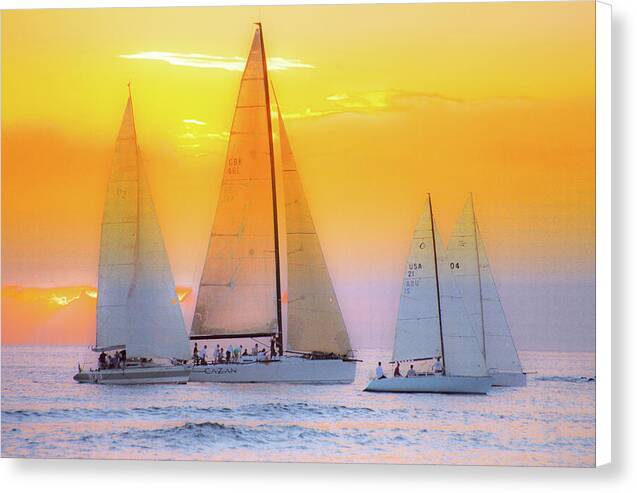 Sunset Sail - Canvas Print