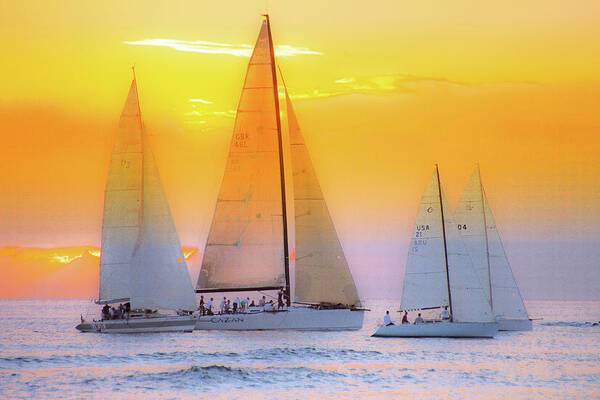 Sunset Sail - Art Print