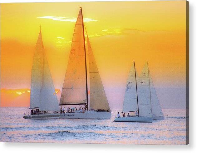 Sunset Sail - Acrylic Print