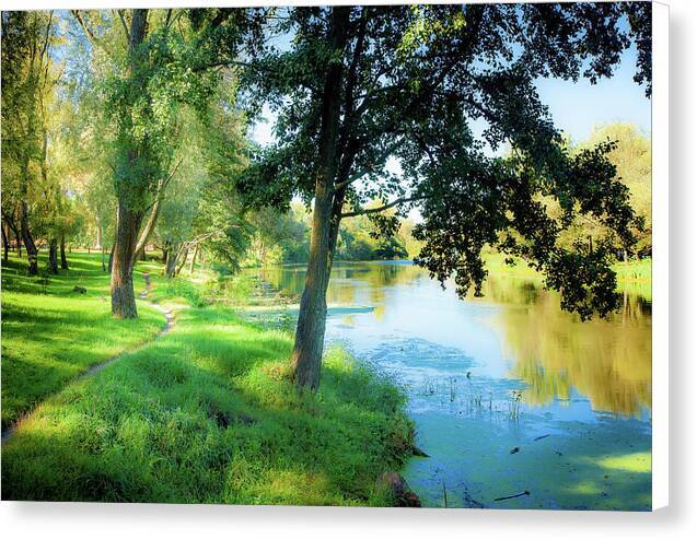 Tranquil riverside no. 10 - Canvas Print