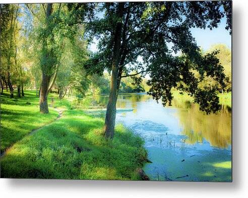 Tranquil riverside no. 10 - Metal Print