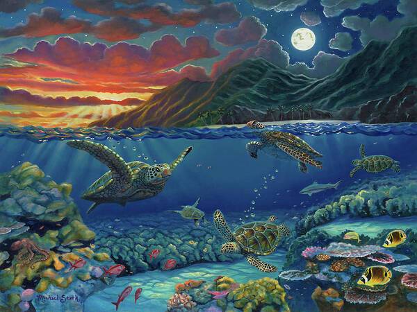 Twilight Reef - Art Print Art Print 1ArtCollection