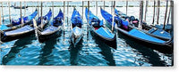 Venetian Gondolas Panorama - Acrylic Print Acrylic Print 1ArtCollection