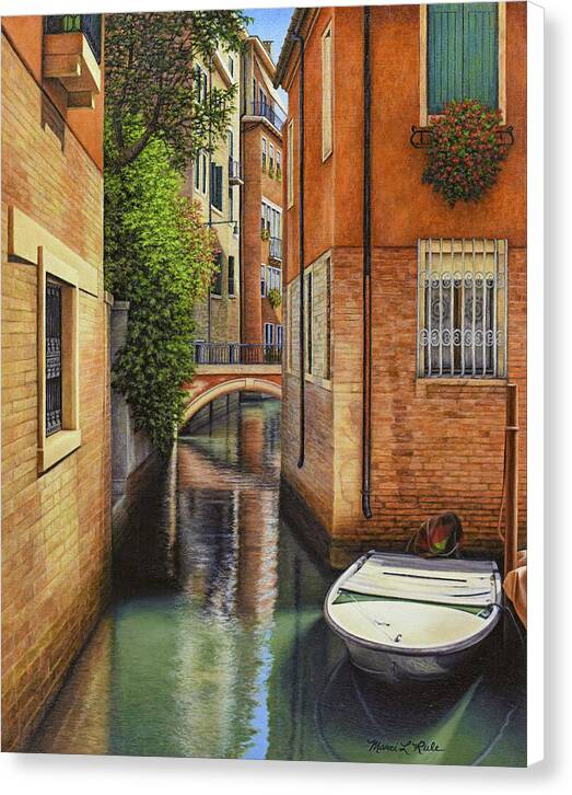 Venice Canal - Canvas Print