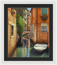 Venice Canal - Framed Print