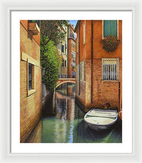 Venice Canal - Framed Print