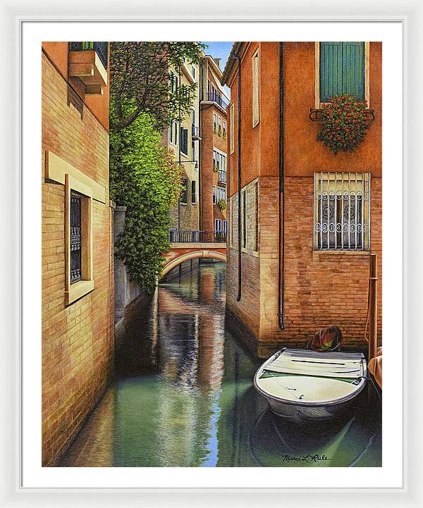 Venice Canal - Framed Print