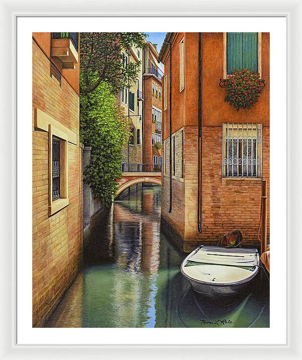 Venice Canal - Framed Print