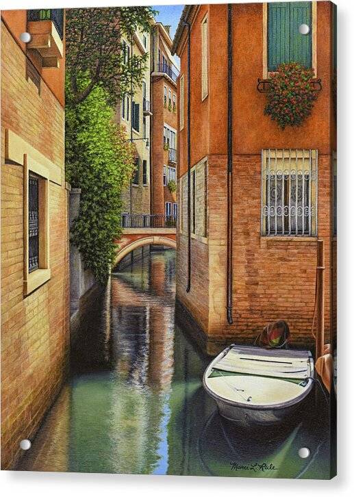 Venice Canal - Acrylic Print