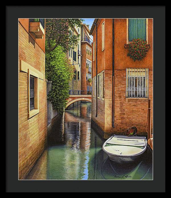 Venice Canal - Framed Print