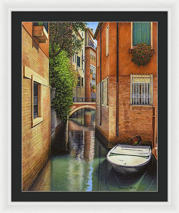 Venice Canal - Framed Print