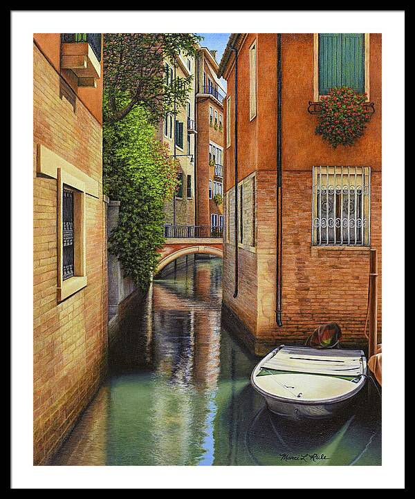 Venice Canal - Framed Print