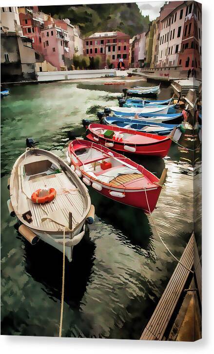 Vernazza Waterfront 2 - Canvas Print Canvas Print 1ArtCollection