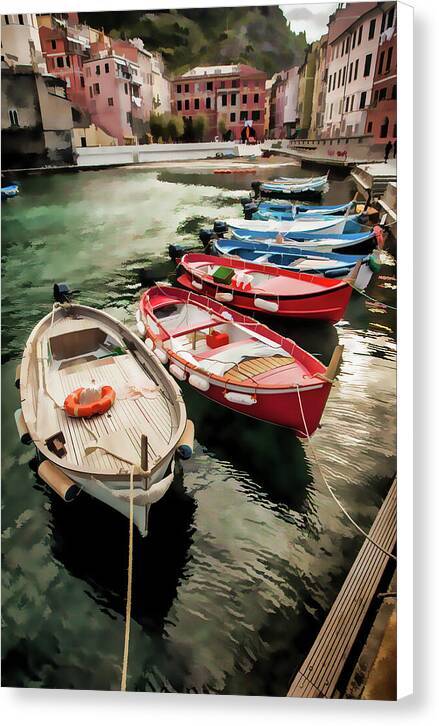 Vernazza Waterfront 2 - Canvas Print Canvas Print 1ArtCollection