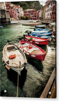 Vernazza Waterfront 2 - Acrylic Print Acrylic Print 1ArtCollection