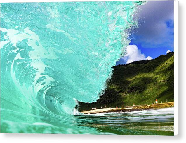 Vivid Wave Dance - Canvas Print Canvas Print 1ArtCollection