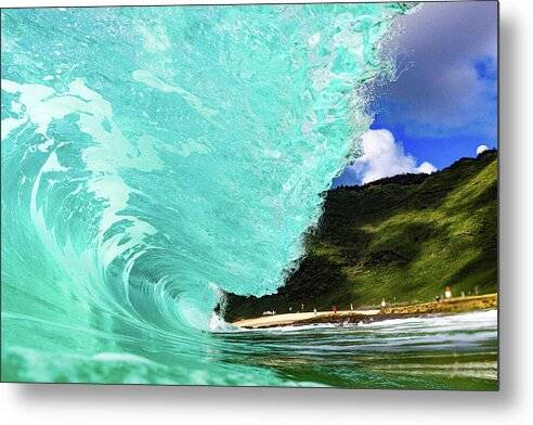 Vivid Wave Dance - Metal Print Metal Print 1ArtCollection