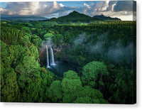 Wailua Falls From Above - Canvas Print Canvas Print 1ArtCollection