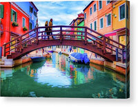 Walking in Burano - Acrylic Print