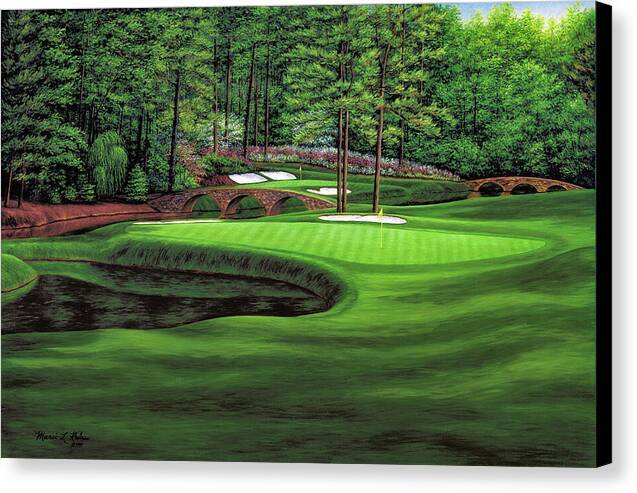 White Dogwood Number 11 Augusta National - Canvas Print