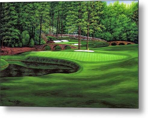 White Dogwood Number 11 Augusta National - Metal Print