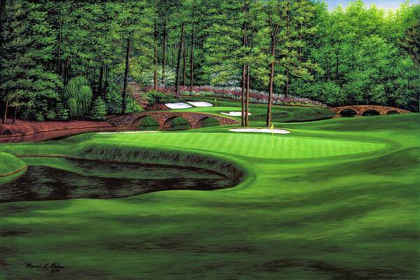 White Dogwood Number 11 Augusta National - Art Print