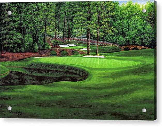 White Dogwood Number 11 Augusta National - Acrylic Print