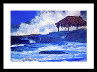 Windansea Christmas - Framed Print