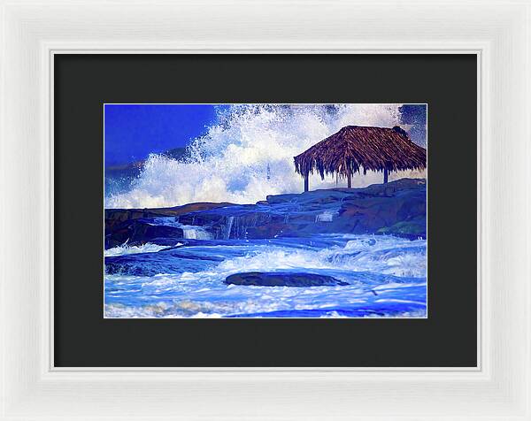 Windansea Christmas - Framed Print