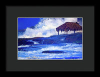 Windansea Christmas - Framed Print