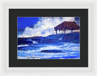 Windansea Christmas - Framed Print