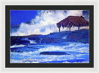 Windansea Christmas - Framed Print