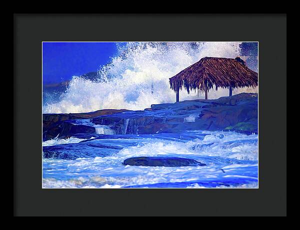 Windansea Christmas - Framed Print