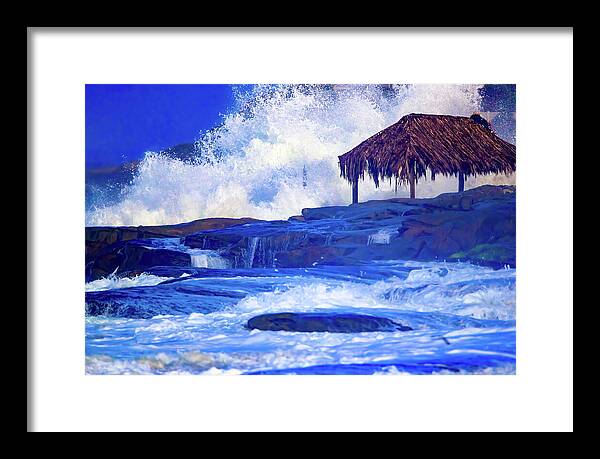 Windansea Christmas - Framed Print