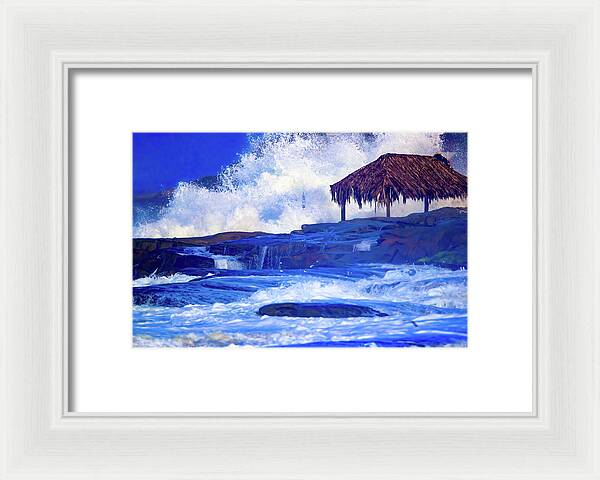 Windansea Christmas - Framed Print