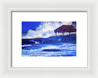 Windansea Christmas - Framed Print