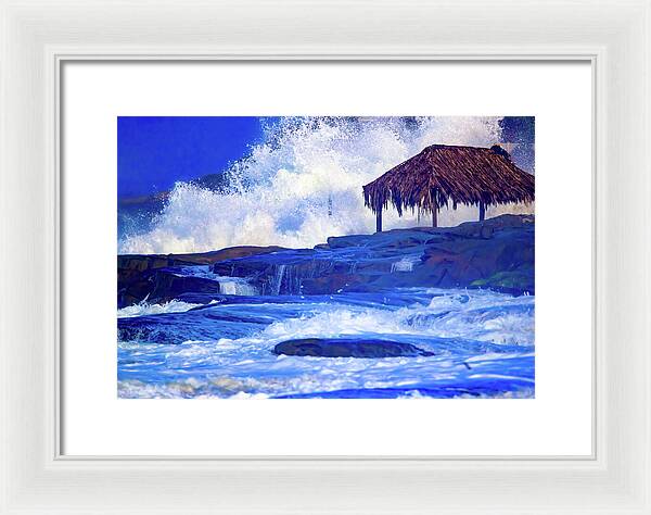 Windansea Christmas - Framed Print